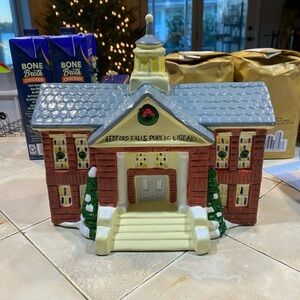 Bedford Falls Public Library Holiday Decor